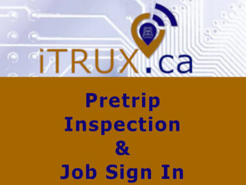 iTRUX Pretrip Inspection and Job Sign In Tutorial